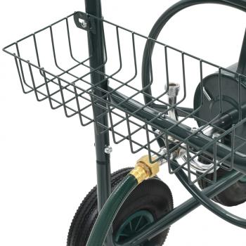 Gartenschlauchwagen mit 1/2" Schlauchanschluss 75 m Stahl