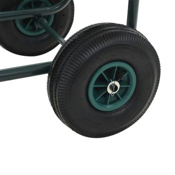 Gartenschlauchwagen mit 1/2" Schlauchanschluss 75 m Stahl