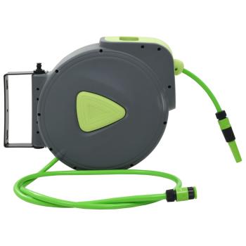 Wasserschlauchtrommel mit Aufrollautomatik Wandmontage 30+2 m