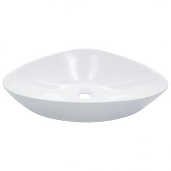 ARDEBO.de - Waschbecken 58,5 x 39 x 14 cm Keramik Weiß