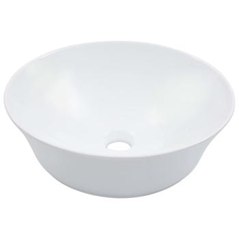 Waschbecken 41 x 12,5 cm Keramik Weiß