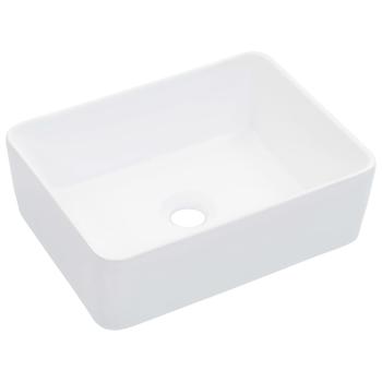 Waschbecken 40 x 30 x 13 cm Keramik Weiß