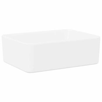 Waschbecken 40 x 30 x 13 cm Keramik Weiß