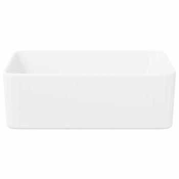 Waschbecken 40 x 30 x 13 cm Keramik Weiß