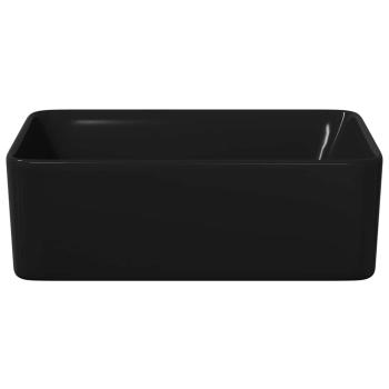 Waschbecken 40 x 30 x 13 cm Keramik Schwarz