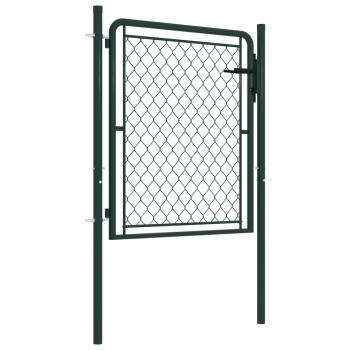 Gartentor Stahl 100 x 75 cm Grün