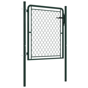 Gartentor Stahl 100 x 75 cm Grün