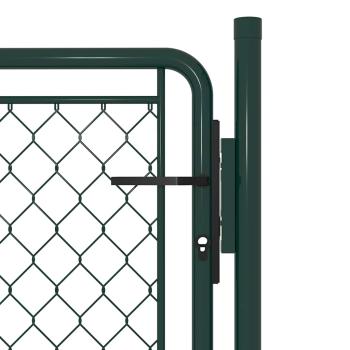 Gartentor Stahl 100 x 75 cm Grün