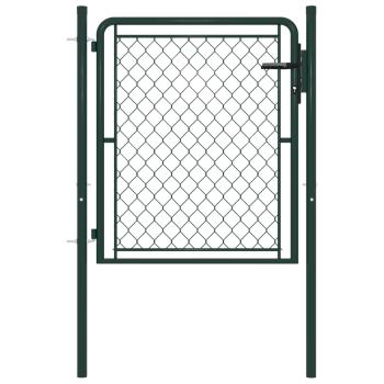 Gartentor Stahl 100 x 75 cm Grün