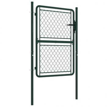 Gartentor Stahl 100×150 cm Grün