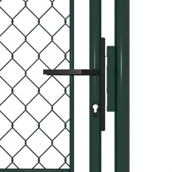 Gartentor Stahl 100×150 cm Grün