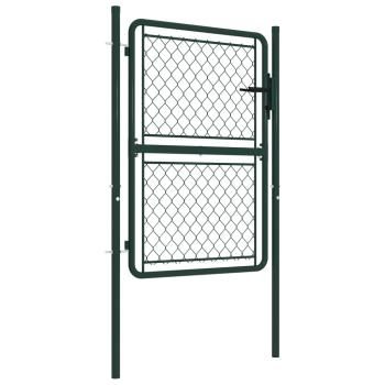 Gartentor Stahl 100×150 cm Grün