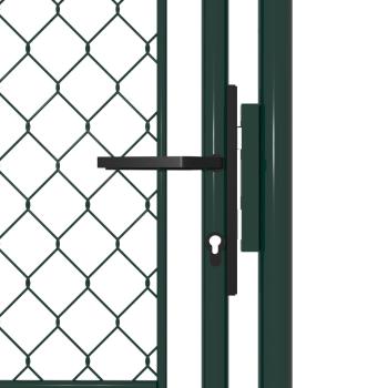 Gartentor Stahl 100×150 cm Grün