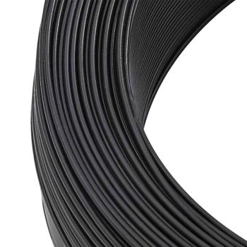 Zaun-Bindedraht 250 m 1,4/2 mm Stahl Anthrazit