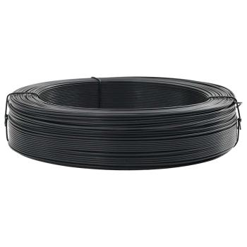 Zaun-Bindedraht 250 m 2,3/3,8 mm Stahl Anthrazit