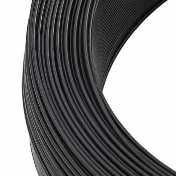 Zaun-Bindedraht 250 m 2,3/3,8 mm Stahl Anthrazit