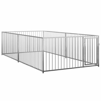Outdoor-Hundezwinger 200×400×100 cm