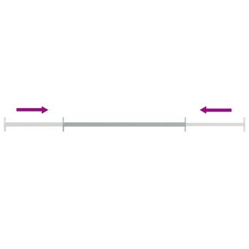 Einstellbare Fenster-Sicherheitsstange 710-1200 mm 