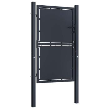 Gartentor Stahl 100×125 cm Anthrazit