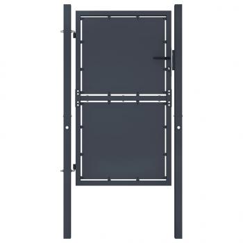 ARDEBO.de - Gartentor Stahl 100 x 200 cm Anthrazit