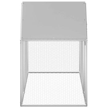 Hühnerstall 3x1x1,5 m Verzinkter Stahl