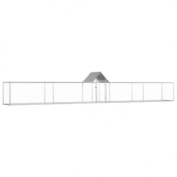 ARDEBO.de - Hühnerstall 9x1x1,5 m Verzinkter Stahl