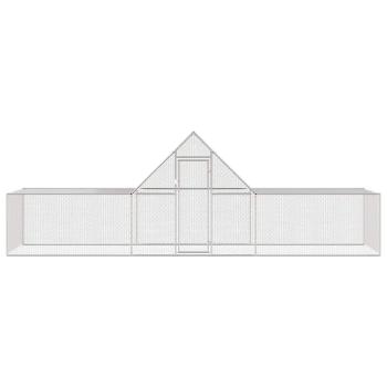 Hühnerstall 6x2x2 m Verzinkter Stahl