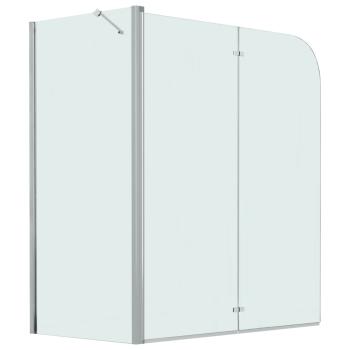 Badewannenaufsatz 2-fach Faltbar ESG 120x68x130 cm 