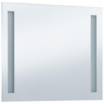 Badezimmer-Wandspiegel mit LEDs 80x60 cm