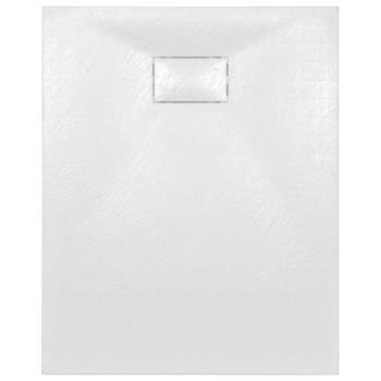 Duschwanne SMC Weiß 100×80 cm