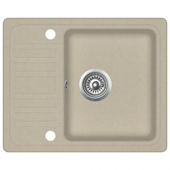 Granitspüle Einzelbecken Beige