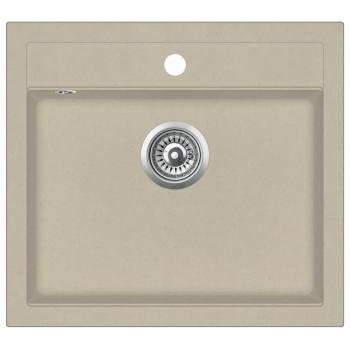 Granitspüle Einzelbecken Beige