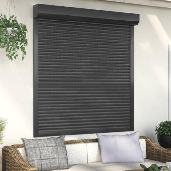 ARDEBO.de - Rollladen Aluminium 140x150 cm Anthrazit