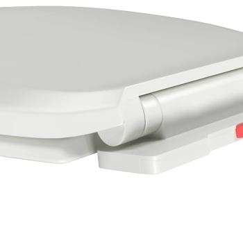 Toilettensitz mit Absenkautomatik und Quick-Release-Design Weiß