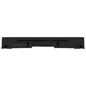 Toilettensitz mit Absenkautomatik und Quick-Release Schwarz