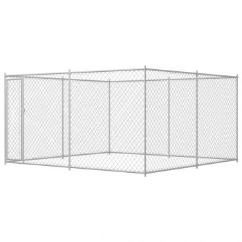 ARDEBO.de - Outdoor-Hundezwinger 383x383x185 cm 