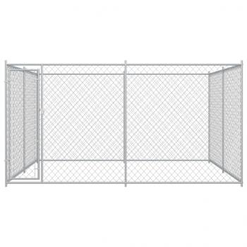 Outdoor-Hundezwinger 383x383x185 cm 