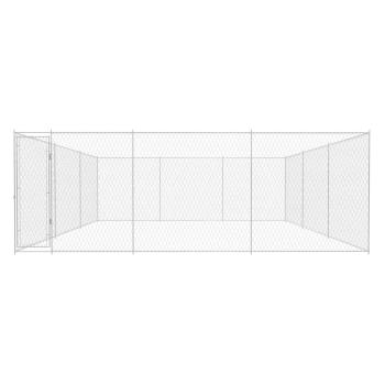 Outdoor-Hundezwinger Verzinkter Stahl 570x570x185 cm