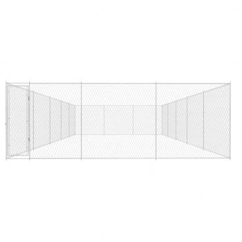 Outdoor-Hundezwinger Verzinkter Stahl 950x570x185 cm