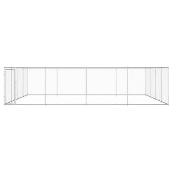 Outdoor-Hundezwinger Verzinkter Stahl 760x760x185 cm