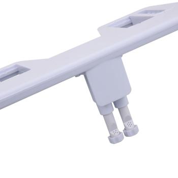 ARDEBO.de - Bidet-Aufsatz für Toilettensitz Heiß-/Kaltwasser Doppeldüsen