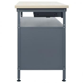 Werkbank Schwarz 120x60x85 cm Stahl