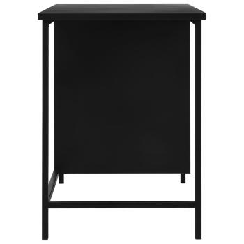Schreibtisch Schubladen Industriell Schwarz 120x55x75cm Stahl