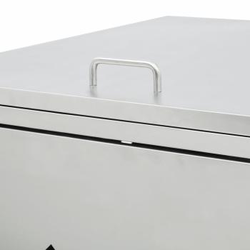 Mülltonnenbox für 1 Tonne 240 L Edelstahl 