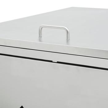 Mülltonnenbox für 4 Tonnen 240 L Edelstahl
