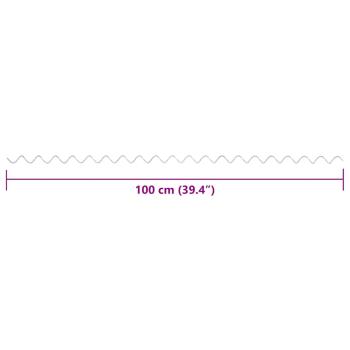 Gabionen-Spiralen 24 Stk. Verzinkter Stahl 100 cm