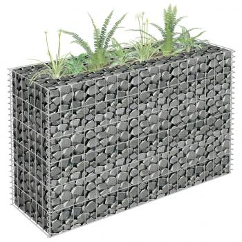 ARDEBO.de - Gabionen-Hochbeet Verzinkter Stahl 90×30×60 cm