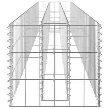 Gabionen-Hochbeet Verzinkter Stahl 270 x 30 x 30 cm