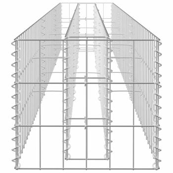 Gabionen-Hochbeet Verzinkter Stahl 270 x 30 x 30 cm