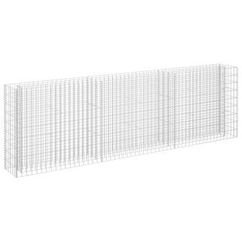 Gabionen-Hochbeet Verzinkter Stahl 270 x 30 x 90 cm